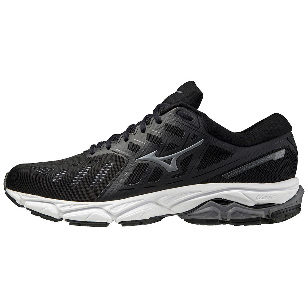 Panske Bezecke Topanky Mizuno Wave Ultima 12 Čierne Vypredaj WLRO51892